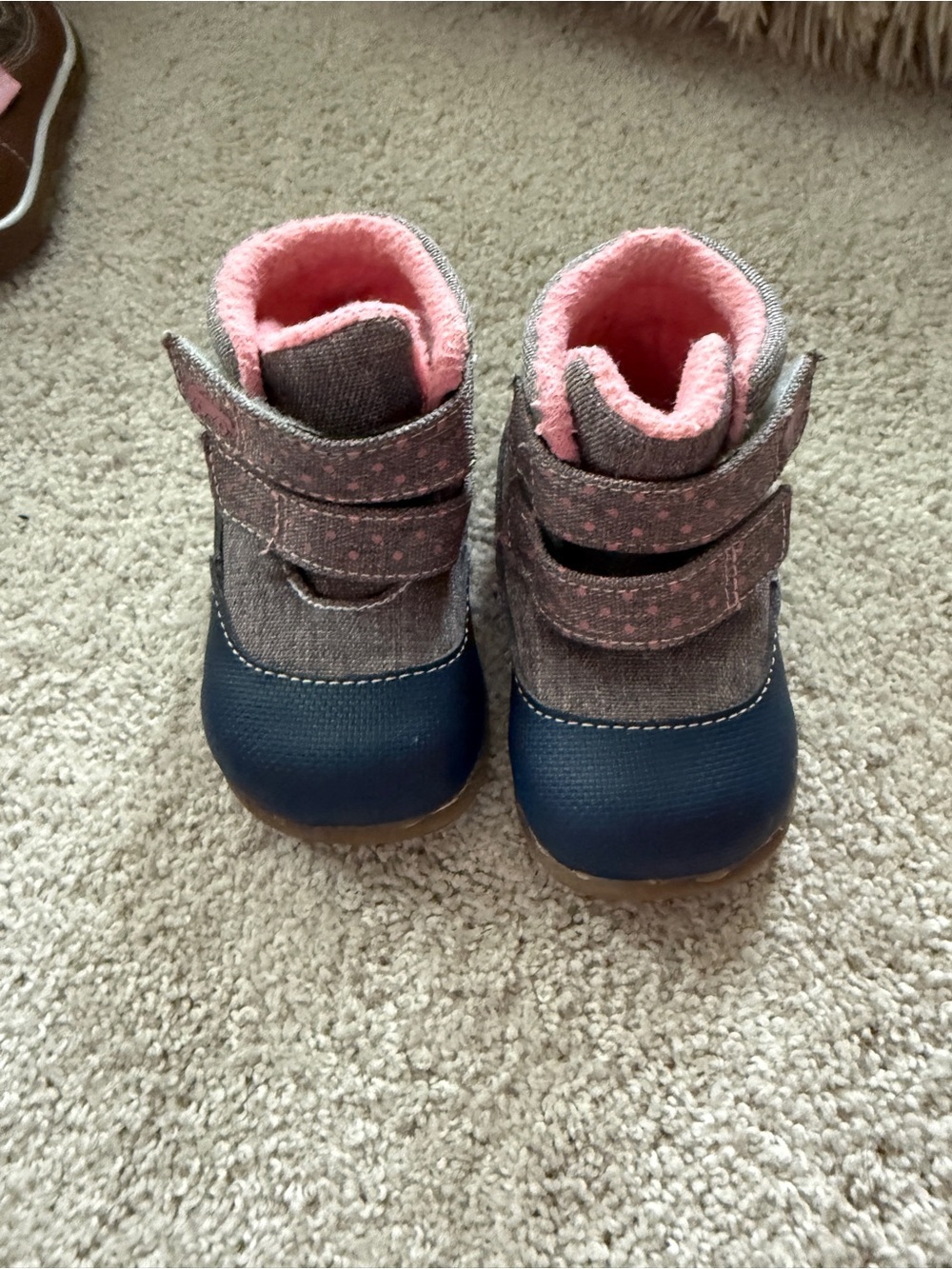 See Kai Run Pink & Blue Toddler Winter Boots